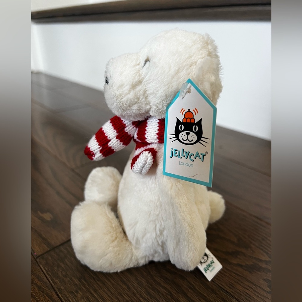 RETIRED Jellycat - Small Pax Polar Bear - Picture 2 of 7
